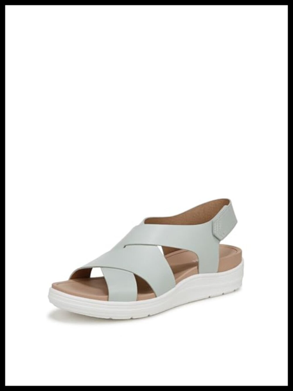 Dr. Scholl's Time Off Sea Women's Wedge Sandals Faux Leather Adjustable